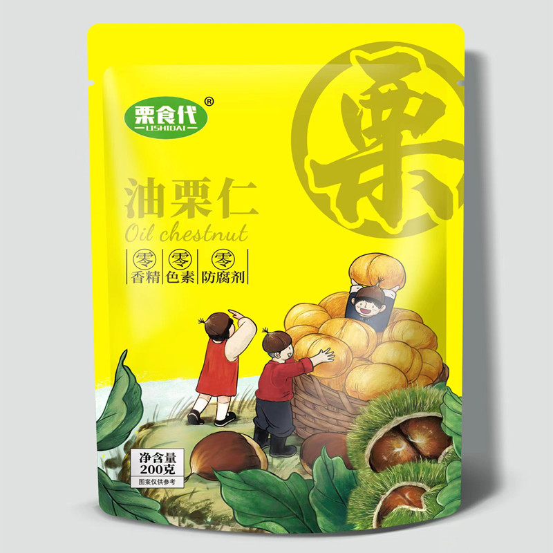 栗食代飘香油栗仁200克